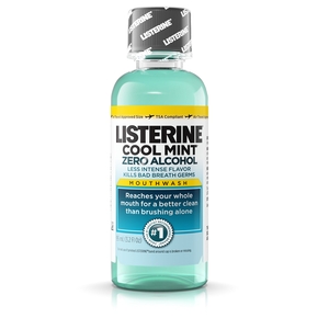  Listerine ZERO 3.2oz Patient Trial Size 24/Case