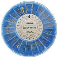Screw Posts Titanium Conical Kit 