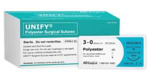 Unify Suture Polyester Pack of 12