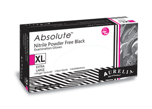 Aurelia Absolute BLACK Nitrile Powder-Free Exam Glove 200/box (Aurelia)