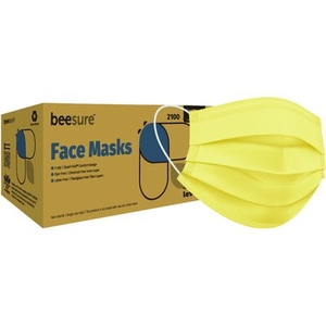 Beesure Biodegradable Earloop Face Mask ASTM level 2, 50/Pkg