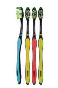 Toothbrush Multi-Clean Soft, 4 Assorted Colors 12/Pk (GUM®)
