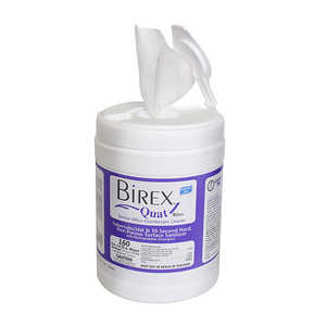 Birex Quat Disinfectant Wipes, 160/Pkg