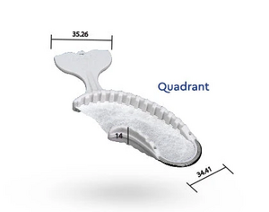 Disposable Impression Bite Trays W/Rigid Metal Bar (Dentazon)