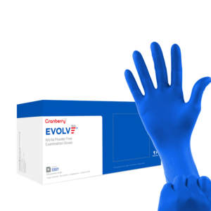 Evolve Powder Free Nitrile Blue 300/Box (Cranberry)