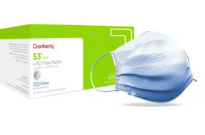 Cranberry S3 ACE Mask ASTM Level 3, 50/Bx 