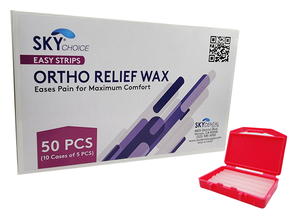Ortho Relief Wax 50/Pack (Sky Choice)