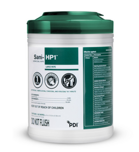 Sani HP1 Surface Disinfectant  Germicidal Wipe (PDI)