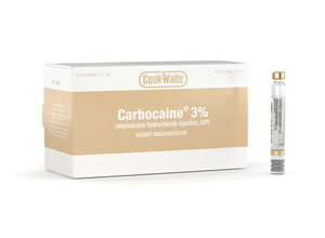 Carbocaine (Mepivacaine) 3% Plain Cook-Waite 1.7ml 50/box 