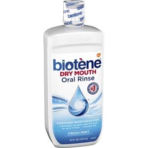 Biotène Dry Mouth Oral Rinse, Fresh Mint, 16 oz. bottle, 4/pkg, 2 pkg/cs (8 bottles total) # 00462 