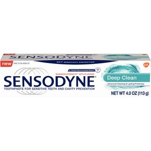 Sensodyne Deep Clean Toothpaste, 4 oz. tube, 12/cs