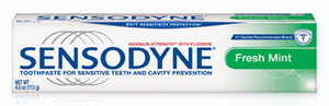 Sensodyne Fresh Mint Toothpaste, 4 oz. Tube, 12/cs 