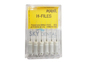 H Files Stainless Steel 25mm 6 Pack (Mani)