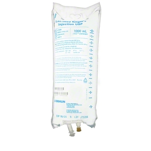 Lactated Ringer's Injection USP 500ml Bag, 24/Case
