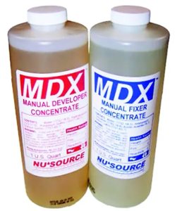 MDX Manual Fixer & Developer Quart Bottles 