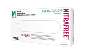 MICRO-TOUCH Nitrafree Pink Nitrile 100/Box (Ansell)