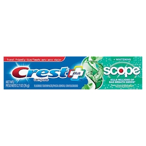 Crest Complete Whitening + Scope Toothpaste, Minty Fresh, 2.7 oz, 24/cs