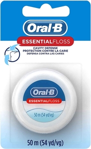 Oral-B Floss, Essentials, Cavity Protection, Unflavored, 55yds, 24/cs