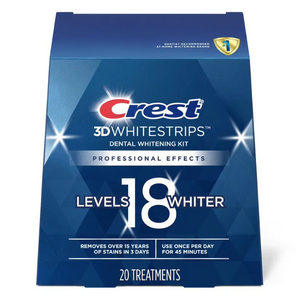 Crest 3D Whitestrips Take Home Whitening Strips Kit 10% Hydrogen Peroxide Kit