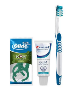 Toothbrush Bundle Daily Clean Manual With Flossers 72/Case
