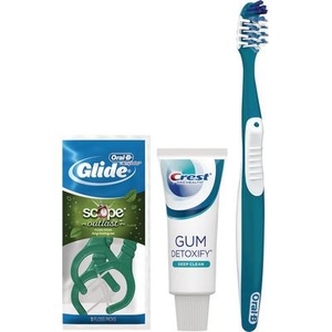 Toothbrush Bundle Gingivitis Solutions  Bundle with Flossers 72/Ca (Crest Oral-B)