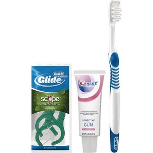 Toothbrush Bundle Sensitive with Flossers 72/Case