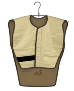 X Ray Lead Apron Adult Panoramic Poncho with Thyroid Collar Velcro Fastener (Dux)