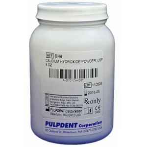 Calcium Hydroxide Powder 4oz Bottle (Pulpdent)