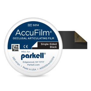 Accu-Film I, Single-Sided Articulating Film Precut Strips Super Thin, 21 Microns (Parkell)