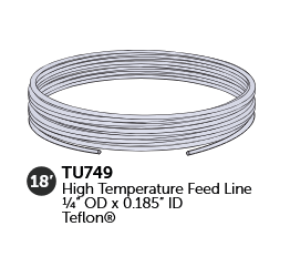 VistaCool High Temperature Feed Line 1/4” OD x 0.185” ID,18 feet in length (SciCan)