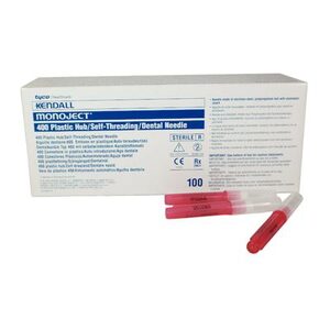 Monoject Needles #400 Plastic Hub 100/box