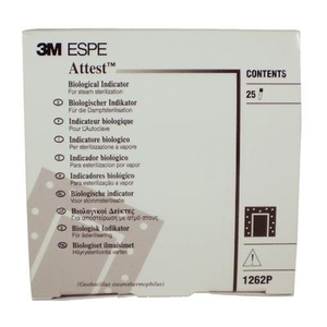 Attest Steam Sterili Biological Indicators 25/Pkg (3M)