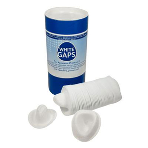 White GAPS Nasal Hood Liners Disposable White 50/Pkg 
