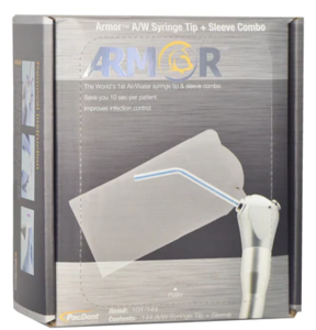 Armor Air/Water Syringe Tip & Sleeve Combo 144/Pkg