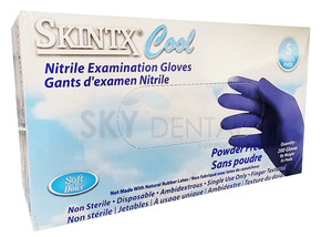 Gloves Skintx Cool Blue Nitrile Soft 200/Box (Skintx)