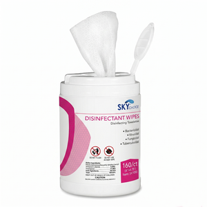 SkyChoice Disinfectant Wipes, 160/Canister