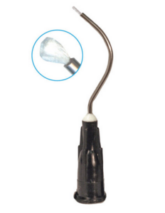 Sol-U-Flo Prebent Applicator Tips Opaque 19 Gauge Black (Vista)