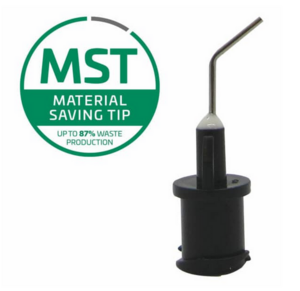 MST Prebent Applicator Tips Black Opaque 22 Gauge 100/Pk 