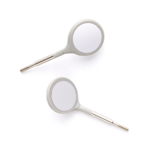 Crystal HD Double Sided Mouth Mirror Cone Socket Heads, 4/Pkg (Zirc)