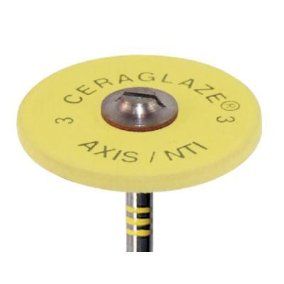 CeraGlaze Polishing Yellow Super Fine Large Wheel HP, 1/Pkg