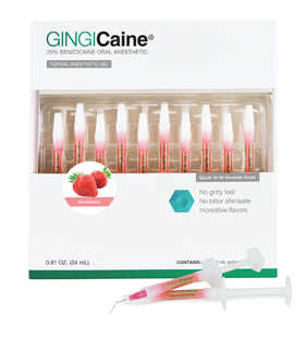 GINGICaine Oral Anesthetic Gel Strawberry (Rx)