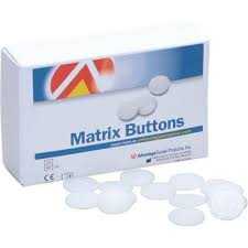 Matrix Buttons Registration Wafers White, 72/Pkg