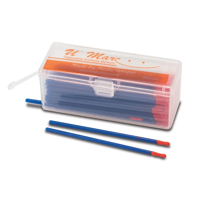 U-Marc Archwire Markers Orange 100/PK U-Marc Archwire Markers Orange 100/PK