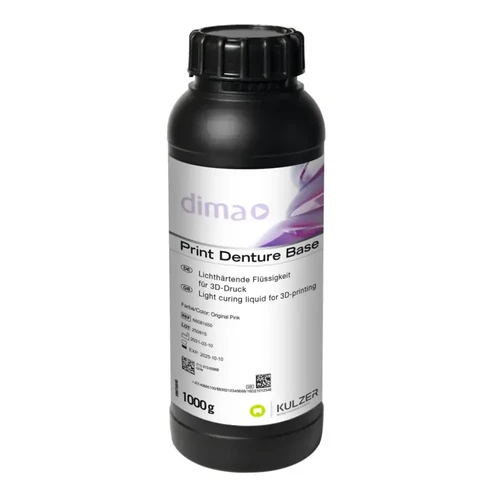 Dima Print Denture Base 2, 3D Resin Original Pink, 1000g (Kulzer) Dima Print Denture Base 2, 3D Resin Original Pink, 1000g (Kulzer)