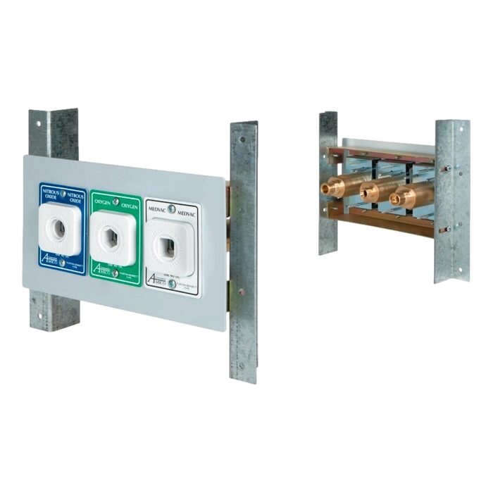 Triple Outlet Cabinet Mount Outlet Connection (Belmed) Triple Outlet Cabinet Mount Outlet Connection (Belmed)