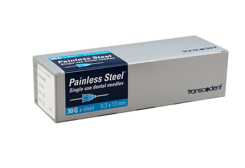 Transcoject Painless Steel Injection Needles 100/box 