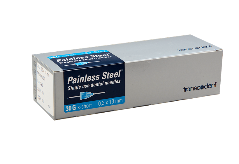 Transcoject Painless Steel Injection Needles 100/box