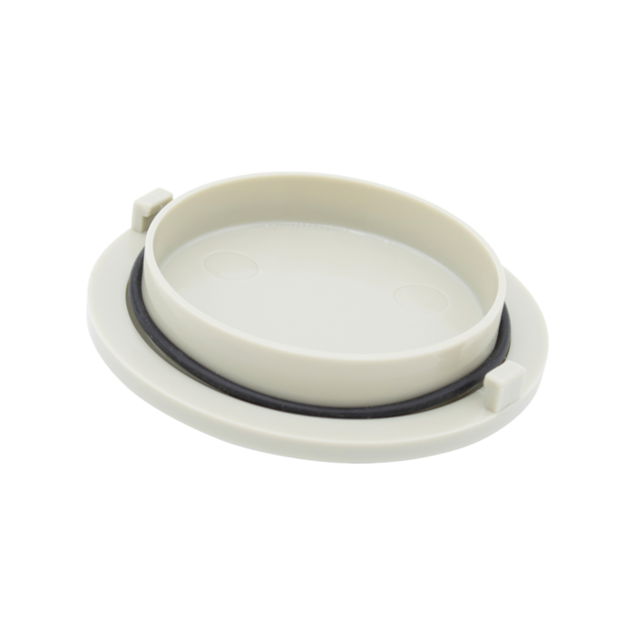 Vacuum Canister Cap w/O-Ring, Bracket Mounted, Gray (DCI) Vacuum Canister Cap w/O-Ring, Bracket Mounted, Gray (DCI)
