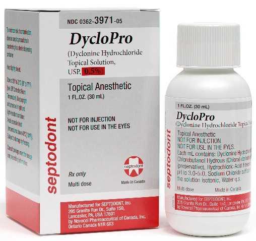 DycloPro Topical Solution- 5% Dyclonine Hydrochloride 1oz Bottle
