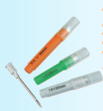 Aluminum Hub Hypodermic Veterinary Needle 100/Box (Exel)